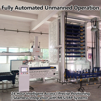 Système d'automatisation d'entrepôt de tôlerie intelligent avec module de levage vertical à double tour et suivi RFID