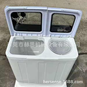 เครื่องซักผ้ามินิแบบสองถัง 720x435x820 มม. โครงสร้างพลาสติก ใช้ไฟฟ้า สำหรับใช้ในบ้าน - Product Image 2