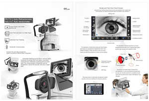 Cina la maggior parte competitivo strumento ottico <span class=keywords><strong>auto</strong></span> <span class=keywords><strong>kerato</strong></span> rifrattometro FKR-710 automatizzato Optometria refractmeter - Product Image 5