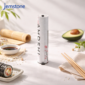 Envase de Papel Personalizado para Sushi para Llevar, Envase Ecológico para Rollos de Sushi con Tapas de Plástico y Botella para Salsa de Soya - Product Image 2