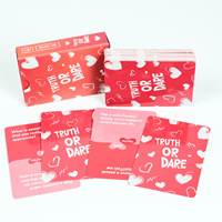 Pengle 50 Nouvelles Cartes d'Aventure Eco-responsables en Papier Portable Vrai ou Faux pour Couples Cartes Interactives pour Couples Cartes Stimulantes d'Ambiguité