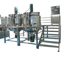 Solución Integral de Producción de Líquidos: Máquina Mezcladora Automática de Jabón Líquido y Detergente con Sistema de Llenado y Tapado