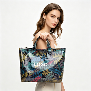 Bolso Tote Personalizado para Mujer, Resistente al Agua, de PU, con Estampado de Leopardo y Cebra, Forro de Poliéster con Diseño de Hojas, Bolso Grande - Product Image 3
