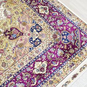 YILONG 183x274cm traditionnel fait à la main turc noeuds tapis de soie tapis de soie chinois prix - Product Image 4