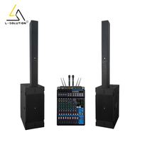 Sistema de Altavoces de Columna Activos de Gran Potencia L-solution Huge Series 2500W Max SPL140dB, Sistema de Altavoces de Columna Profesional