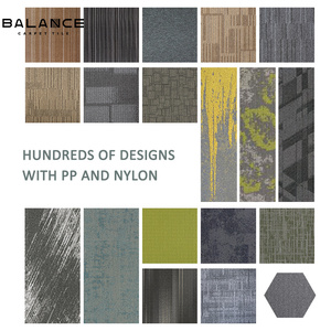 Thảm Vuông Thảm Alfombra Tapis 100% <span class=keywords><strong>PP</strong></span>/Sợi Nylon Thảm Lót Sàn PVC 50X50 Văn Phòng Thương Mại - Product Image 3