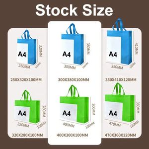Venta Directa de Fábrica, Bolsas de Compra Reutilizables de Tela No Tejida, Económicas y Reciclables, con Logotipo Impreso Personalizado - Product Image 4