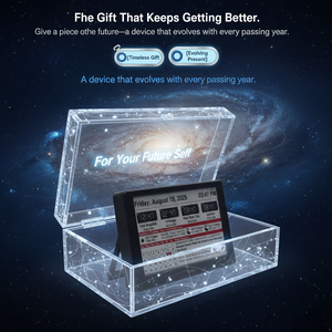 Calendario da Scrivania Smart Kylendar E-Ink con Fusi Orari Globali, Notizie Multilingue in Tempo Reale, Meteo e Promemoria Automatico per le Festività - Edizione Executive - Product Image 6