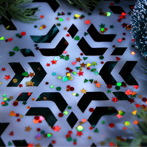 6 Grids Christmas Nail <b>Sequins</b> Mixed Style Laser Holographic Round Star Flakes Nail <b>Art</b> Decoration Stickers for Manicure - Product Image 3