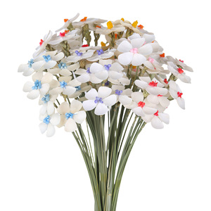 Bouquet de fleurs de violette séchées naturelles, Matériel artisanal floral DIY, Fleurs séchées multicolores pour arrangements floraux DIY - Product Image 4