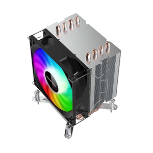 Bốn nhiệt ống CPU Cooler với LED 12V PWM Fan kiểm soát tốc độ tương thích với Intel cho máy tính để bàn máy tính - Product Image 1