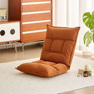 Corduroy <b>Floor</b> <b>Sofa</b> Seat Cushion Upholstered <b>Floor</b> Lounge Chair with Backrest for Living Room Bedroom - Product Image 3