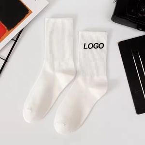 High Quality Wholesale Custom Embroidered Letter Logo <b>Sock</b> Cotton Designer Mixed Color Pattern Crew <b>Socks</b> - Product Image 3