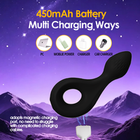 Mini vibromasseur sans fil rechargeable, charge magnétique, 7 modes, étanche, silicone non lubrifié, ultra-silencieux, faible bruit, pour femme