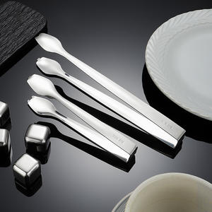 Pinces à glace en acier inoxydable 316, design vertical, pour le service des boissons, style simple, petite taille - Product Image 1