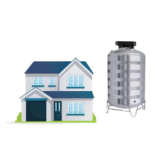 Tuya năng lượng mặt trời không dây nhiên liệu nước bồn chứa chất lỏng cảm biến mức siêu âm từ xa đo với app Monitor Detector Alarm chỉ số - Product Image 2