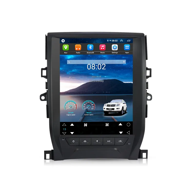 Xe đài phát thanh đa phương tiện Máy nghe nhạc cho TOYOTA Reiz Mark x 2012-2018 tự động GPS băng ghi âm carply Tesla phong cách Android 13 Navigation BT