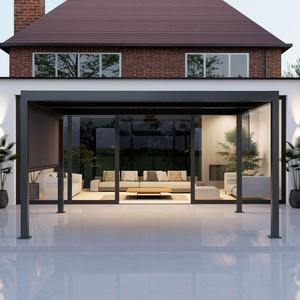 Pergola <span class=keywords><strong>de</strong></span> <span class=keywords><strong>jardin</strong></span> en aluminium blanc premium <span class=keywords><strong>6x3</strong></span>, structure <span class=keywords><strong>de</strong></span> gazebo pour terrasse, <span class=keywords><strong>abri</strong></span> durable à faible entretien - Product Image 2