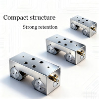 Élément de serrage et de freinage linéaire CP20s en acier inoxydable et alliage d'acier pour rail de guidage, pour machines CNC