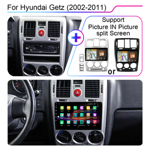 Lehx L6Pro 8Core QLED 5G Wifi DSP Xe Đài Phát Thanh Stereo Đa Phương Tiện Cho Hyundai Getz 2002 2011 <span class=keywords><strong>Android</strong></span> 12 2DIN GPS Navi Carplay Tự Động - Product Image 5
