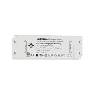 Ottima טריאק/שלב לחתוך Dimmable קבוע מתח 30w ניתן לעמעום Led נהג פלסטיק מקרה SAA UL 12V LED נהג