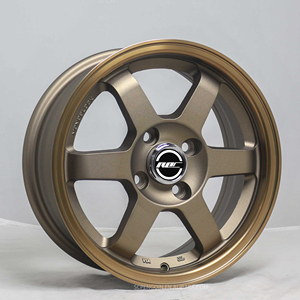 ล้อแม็กซ์ <span class=keywords><strong>TE37</strong></span> ขนาด 14 นิ้ว สำหรับรถยนต์นั่งส่วนบุคคล ขายส่งจากโรงงาน 4X100 4X114.3 แบบโมโนบล็อก - Product Image 6