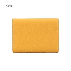 Portefeuilles courts AndoBag pour femmes, en cuir de vache véritable, portefeuille à trois volets tendance, grande capacité, porte-monnaie fin, porte-cartes 1561 - Product Image 5
