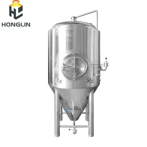 HongLin 100l fermenteur conique en acier inoxydable homebrew pour projet de microbrasserie