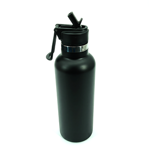 Bouteille d'eau isotherme élégante en acier inoxydable avec couvercle à charnière breveté, 22 oz, anti-fuite, gourde de voyage portable, cadeau promotionnel - Product Image 4