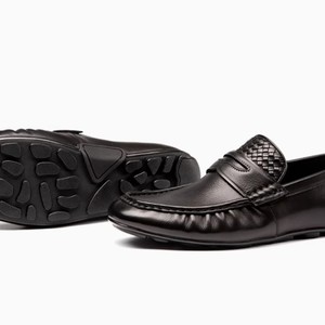 รองเท้าลำลองสไตล์ใหม่สำหรับฤดูใบไม้ผลิ-รองเท้าหนังส้นนิ่มระบายอากาศหนังแท้สำหรับผู้ชายใช้กลางแจ้ง - Product Image 2