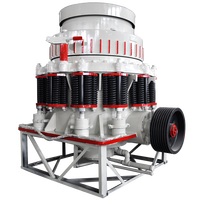 Concasseur à cône à ressort série JY avec moteur AC, capacité max. 300 t/h pour la production de granulats de granit, basalte et minerai de fer
