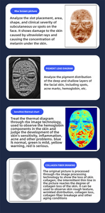 2025 professionnel 3D Scanner visage miroir dispositif dermatoscope analyseur quantique Machine analyseur de peau du visage Machine - Product Image 3