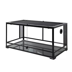 Teca Per Rettili Zoo Med Repribreeze | Gabbia In Alluminio E Vetro 46x46x92cm | Per Draghi Barbuti E Iguane - Foto 10