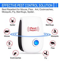 Répulsif Électronique Ultrasonique OEM ODM en ABS pour Insectes d'Intérieur, Moustiques, Souris, Cafards, Araignées, Rats