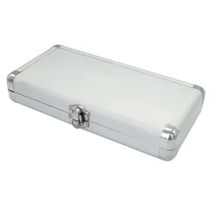 Customized Small Portable Aluminum Carrying Case without Handle for Cylinder/Cigarette/Battery