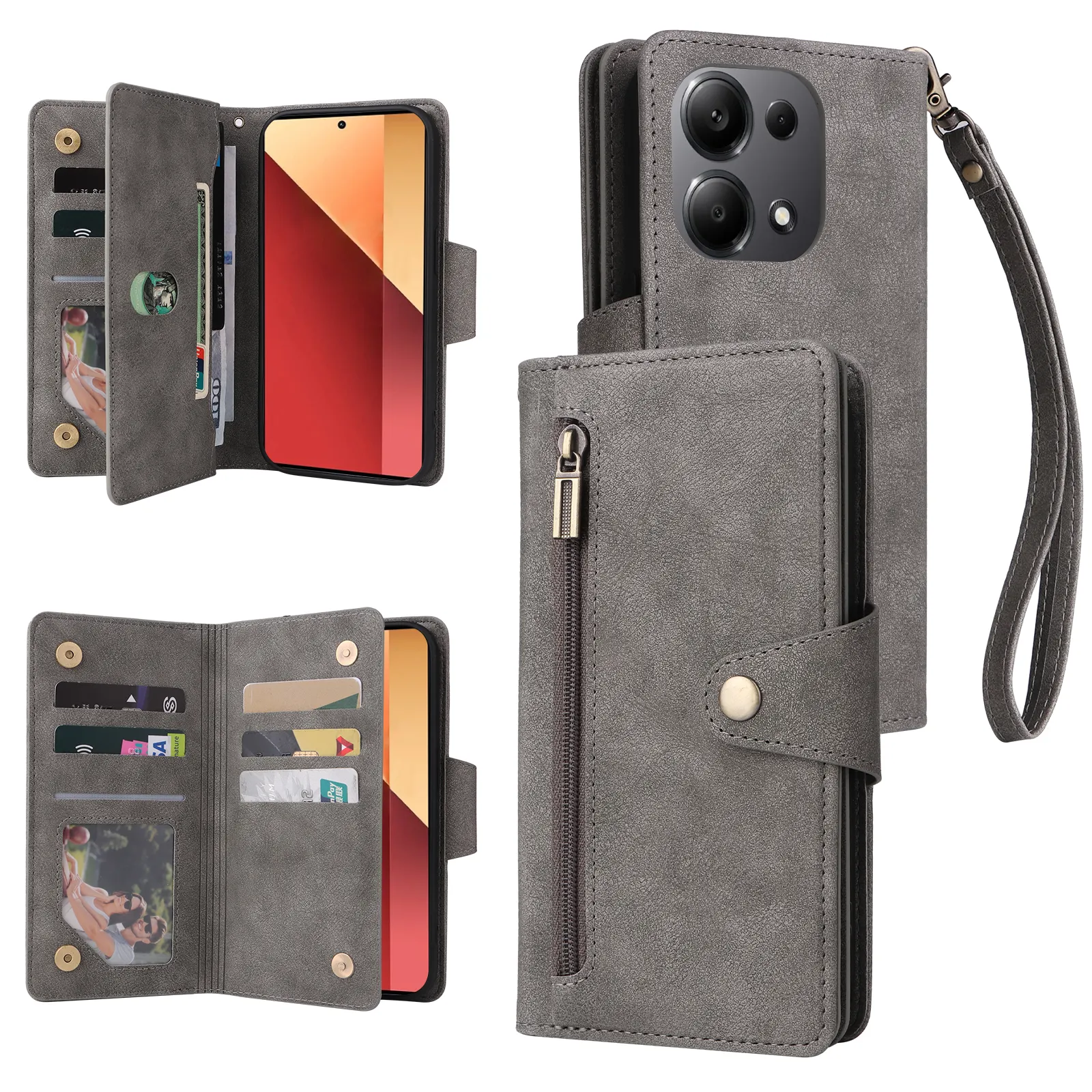 Чехол-кошелек для Xiaomi Redmi note13 pro 4g