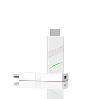 HOOMC-Mini émetteur et récepteur vidéo sans fil, extension 164FT/50 mètres, caméra projecteur pour ordinateur portable, diffusion en direct, réunion d'enseignement