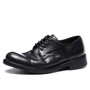 Zapatos de hombre de cuero genuino estilo británico con suela de goma Goodyear, adecuados para ocasiones casuales, de negocios y formales. - Product Image 3