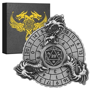 Oferta Especial: Dado Giratorio de Metal D20 con Diseño de Dragón Volador para Juegos de Rol, Dados DND para Jugadores, Regalo para Juegos de Mesa - Product Image 4