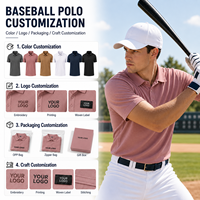 Maillot de baseball et de golf décontracté pour homme à manches courtes, anti-rides, avec logo personnalisé et imprimé, idéal pour le sport