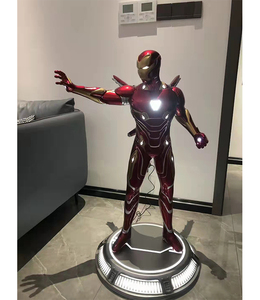 Figura di meraviglia personalizzata statua di uomo di ferro Super eroe in fibra di vetro scultura uomo <span class=keywords><strong>Marvel</strong></span> MK50 Iron Man resina statua - Product Image 2