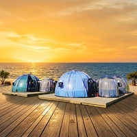 Vente en gros usine – Dôme bulle transparent en polycarbonate PC étanche pour hôtel, complexe hôtelier, villa de glamping géodésique – OEM