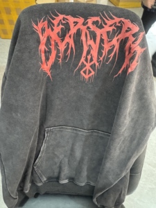 81 Stili di Felpe con Cappuccio Casual in Cotone Lavato con Stampa a Trasferimento Termico <span class=keywords><strong>Berserk</strong></span> per Uomo e Donna - Product Image 3