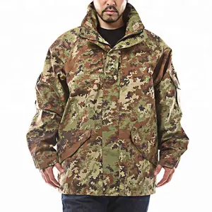 men Italy camouflage combat jacket