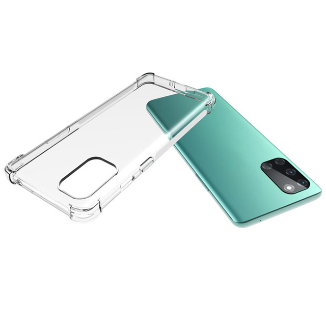 For Oneplus 8T Case,Transparent Clear Shockproof Flexible Soft Tpu Phone Case Back Cover for Oneplus 8T Telephone Fundas