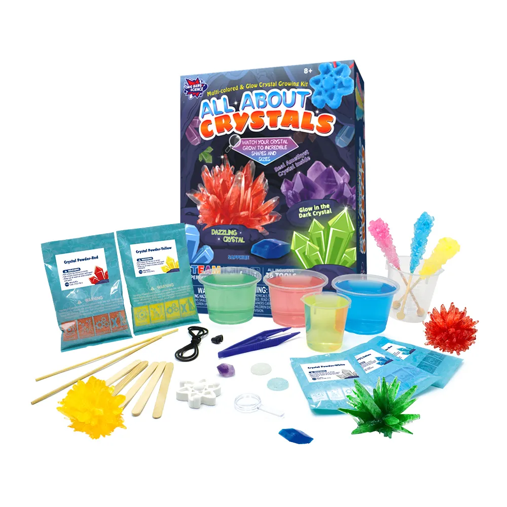 Kit de culture de cristal populaire cadeaux scientifiques pour enfants jouets éducatifs pour enfants kits éducatifs de bricolage pour les enfants