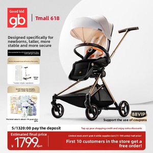<span class=keywords><strong>Cochecito</strong></span> para Bebé <span class=keywords><strong>GB</strong></span> Good Baby D4600, Plegable en Dos Direcciones, Ligero, de Aleación de Aluminio, con Capacidad de Carga de 15 kg, para Niños de 0 a 3 Años - Product Image 3