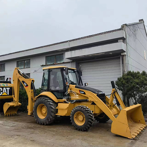 Mini Wheeled Excavator Used Caterpillar 420F High Performance Excellent Condition Second Hand <b>Loader</b> Engine Gearbox CE Certified - Product Image 1