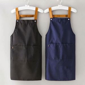 Tablier de cuisine pour enfants en toile imperméable et durable avec logo personnalisé, doté de 2 poches spacieuses, idéal pour les cafés, restaurants et cuisines - Product Image 3