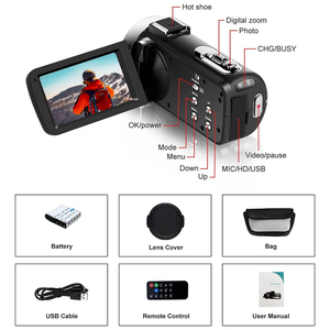 Portable 1080p Mini appareil photo numérique à usage unique <span class=keywords><strong>Film</strong></span> jetable étanche caméras vidéo sécurité 4K professionnel Wifi - Product Image 6